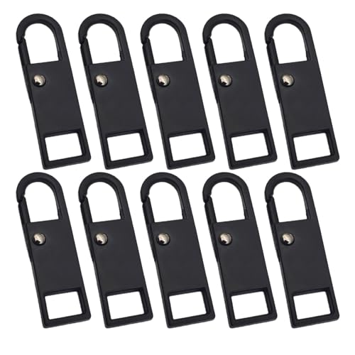 Reißverschluss Zipper, 10 Stück Ersatzteile Reißverschluss Zipper, Abnehmbares Zipper Pull, Reissverschluss Reparatur Set Ersatzzipper Anhänger Reißverschluss Ersatz Für Geldbörse, Kleider, Jeans von Luckxing