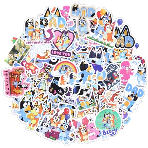 bly 100PCS Sticker, Aufkleber Kinder Wasserfeste Vinyl Aufkleber Coole Sticker Set,Aufkleber Stickers für Laptop Helm Auto Fahrrad Handy,Bulk-Aufkleber für Kindergeburtstag, Geschenk für Kinder von Luclay