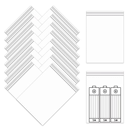 Wiederverschließbar Zip Beutel 6x9cm 200stk Klein Druckverschlussbeutel Klare Zipper Polybeutel Plastikbeutel Grip Seal Verschlussbeutel 100µm für Bonbons Vitamine Bohnen Schmuck(8 Größen zur Auswahl) von LucyStudio