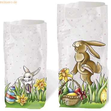 10 x Ludwig Bähr Geschenk-Bodenbeutel Ostern 11,5x19cm von Ludwig Bähr