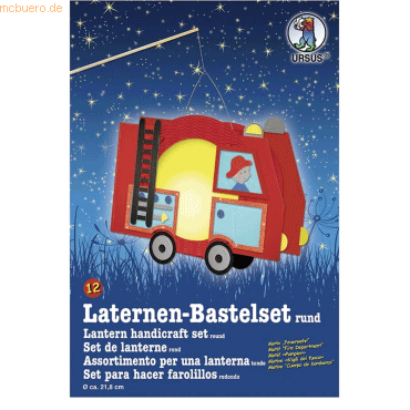 Ludwig Bähr Laternen-Bastelset 12 'Feuerwehr' von Ludwig Bähr