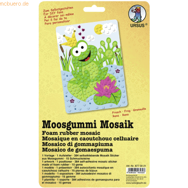 Ludwig Bähr Moosgummi Mosaik Frosch von Ludwig Bähr