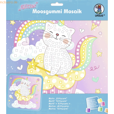 Ludwig Bähr Moosgummi Mosaik Glitter Kittycorn von Ludwig Bähr