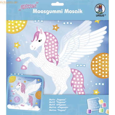 Ludwig Bähr Moosgummi Mosaik Glitter Pegasus von Ludwig Bähr