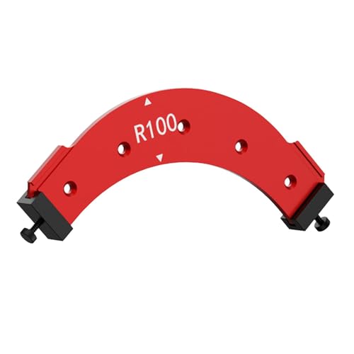 Lueear Eckradius-Routing-Schablone, stabile Fräs-Vorlagen, Routing-Schablone, Radius-Schablone, hohe Präzision für Holzbearbeitung, Handwerk von Lueear