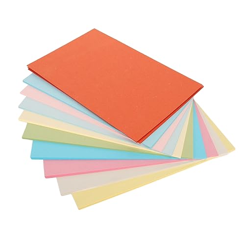 Lufodon 200-teiliges buntes Karton-Set, 15 x 10 cm, bedruckbare Blanko-Notizkarten, Perlmuttpapier zum DIY-Malen von Postkarten, ideal für Bastelarbeiten, Scrapbooking und von Lufodon