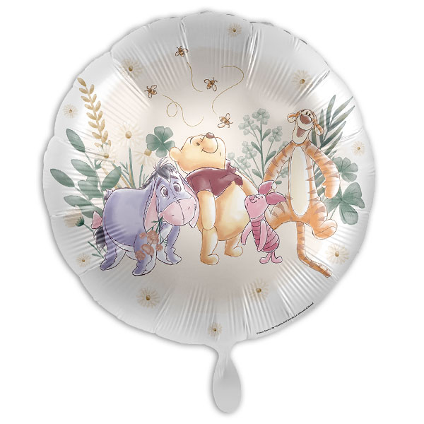 Runder Folienballon mit Winnie Pooh-Motiv, Ø 34cm von Luftballon-Markt GmbH