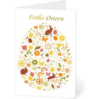 LUMA Grußkarten Ostern Ei DIN B6 von Luma