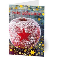 LUMA Weihnachtskarte Apfel DIN B6 von Luma