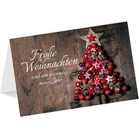 LUMA Weihnachtskarte Kugeltanne DIN B6 von Luma