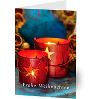 LUMA Weihnachtskarte Windlichter DIN B6 von Luma