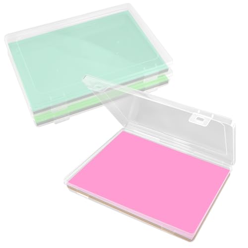 2 Stück Durchsichtige Organizer A4,30.8×22.6×2.2cmTragbare Archivbox A4,Multifunktionale Transparent Projektkoffer aus Plastik,für Aufbewahrungsbox,Dokumentenbox,Papieraufbewahrung,Desktop-Organisatio von LuminaryLair