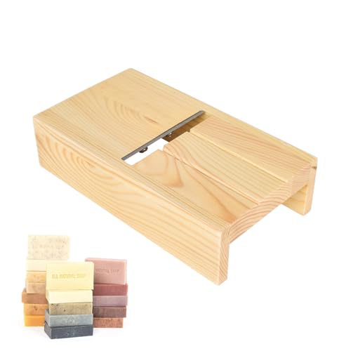 Seifenschneider Schubladenbox, Seifenschneider aus Holz, Soap cutter,Holzseife Beveler Hobel,Holzseifen Seife Candle Mold,für Handgemachte Seifen Und Kerzen Trimmen,DIY Craft Seifenherstellung von Lunaanda