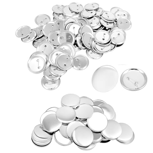 20 Sätze Metall Buttonrohlinge Sicherheitsnadel - 58mm -Abzeichenherstellung Zubehör für Buttonmaschine von Lunpog