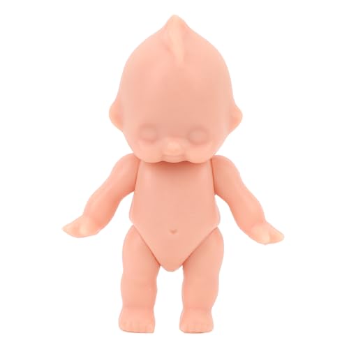 Luocute 5,5-Zoll-Silikon-Babypuppenmodell, Realistische Mini-Jungenpuppe mit Weicher Haut, Echtes Neugeborenes-Spielzeug für Kindersammlung, Festival-Requisiten, TV-F von Luocute