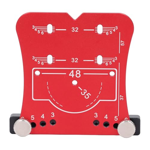 Scharnierlocher-Locator, 35 Mm Scharnier-Aluminiumlegierung, Hochpräzise Bohrführung, Scharnierschablone, Scharnier-Bohrlehren-Set, Locher-Locator-Set für die Montage von Tür-, von Luocute