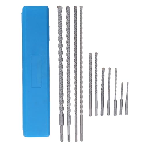 Luqeeg 11pcs Hammerbohrer, Zementierte Carbid -Hochgeschwindigkeits -Elektrodrehhammer -Bohrer mit Hex -Griff und Chipentfernungsfunktion für Holzbearbeitung Metallbohrungen Luqeeg 11pcs Hammerbohrer, Zementierte Carbid -Hochgeschwindigkeits -Elektrodrehhammer -Bohrer mit Hex -Griff und Chipentfernungsfunktion für Holzbearbeitung Metallbohrungen von Luqeeg