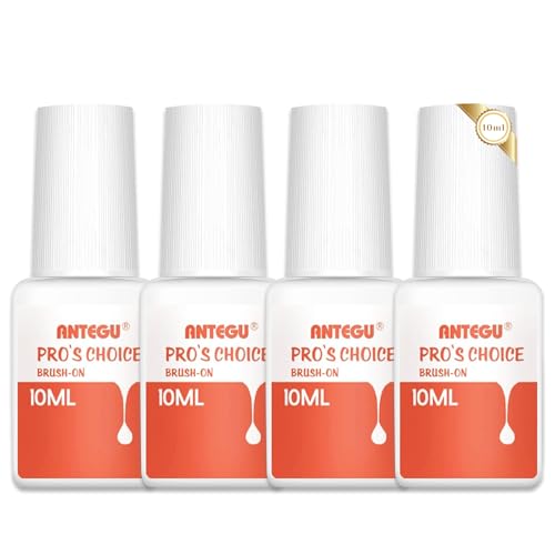 4 * 10ml Nail Glue,Extra starker Kleber für künstliche Nägel,Nagelkleber Extra Stark,für gebrochene Nägel von LureLuxe