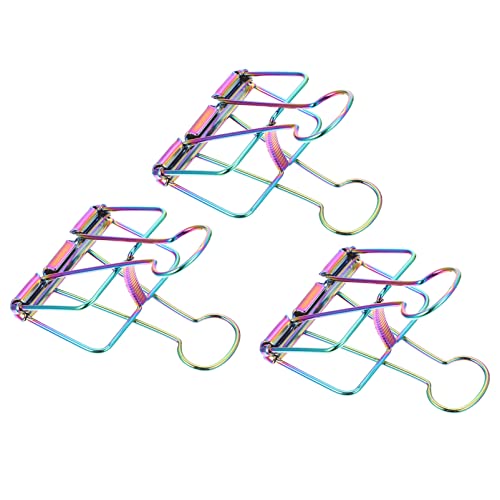 1 Satz Elliot Ordnerklammern Büroklammern Retro Büroklammern Rechnungsklammern Büroaktenklammern Büroticketklammern Papierdokumentenklammern Organisationsklammern Bürobedarf 3 Stück Lurrose von Lurrose