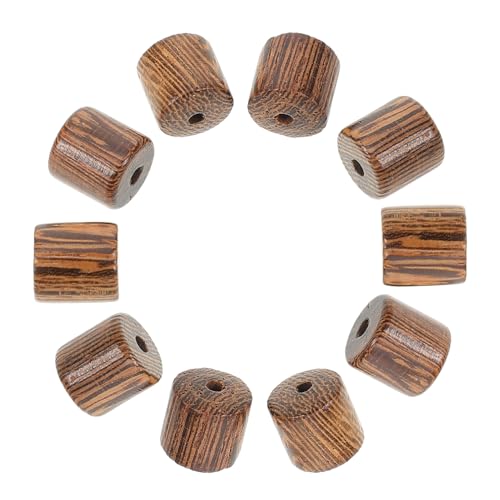 1 Satz Hühnerflügel-fassperlen Aus Holz Große Lochfassperlen Diy-abstandsperlen Armband Machen Holzperlen Bastelset Basteln Armband Lose Perlen Bastelperlen Aus Holz Coffee 100st Lurrose von Lurrose