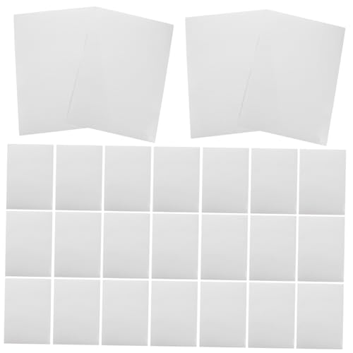 100 Blatt selbstklebendes Druckpapier Versandetikettenpapier selbstklebendes bedruckbares Papier esspapier bedrucken aufkleber bedruckbar Wasserfeste Aufkleber Konstruktionspapiere Lurrose von Lurrose