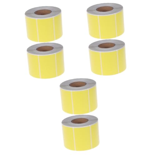 3 Sätze Etiketten Aus Thermopapier Eckduschregale Äußern Inhaber Kabel Thermisches Etikett Thermisches Aufkleber Etikett Preisschild Aufkleber Express-etiketten Yellow 2 Rollen * 3 Lurrose von Lurrose