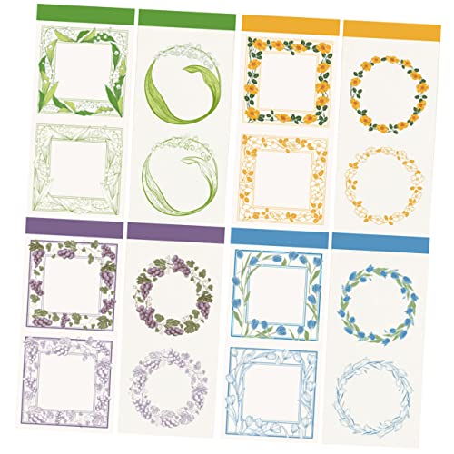 4 Sätze Briefpapier kreativpapier scrapbook paper geschenpapier notizbuch DIY papier Gemustertes Scrapbooking-Papier Scrapbook-Hintergrundpapier Dekorpapier für Scrapbooking Lurrose von Lurrose