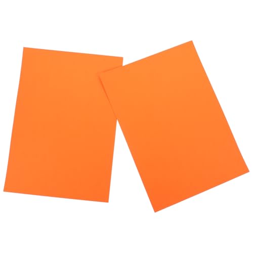 50 Blatt A4-Farbkarton kreativpapier paketpapier verpackungspapier karten kraftpapier farbiges Druckerpapier Visitenkartenpapier Kartenpapiere malpapier selber machen Orange Lurrose von Lurrose