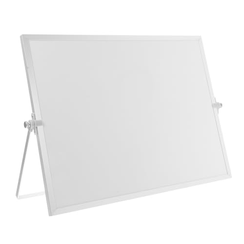 Doppelseitiges Magnetisches Whiteboard Schreibtischstaffelei Mini Whiteboard Tischstaffelei Abwischbares Board Weiße Staffelei Whiteboard Staffelei Trocken Abwischbares Lurrose von Lurrose