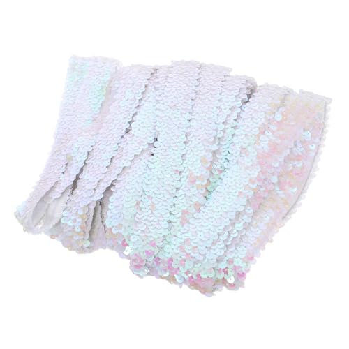 Elastisches Paillettenband für Haarschmuck und Stoffdekoration Vielseitig Einsetzbar für Hochzeiten Partys und Diy Projekte Elastisches Paillettenband für Haarschmuck und Stoffdekoration Vielseitig Einsetzbar für Hochzeiten Partys und Diy Projekte von Lurrose