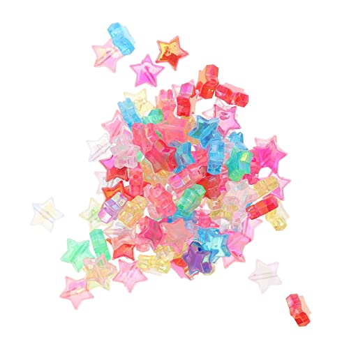 Lurrose 1 Ab Perlen Lose Perlen Zubehör Zur Schmuckherstellung Spacer-charm-perlen Sternarmband Halskette Lose Perlen Reize Diy-bastelanhänger Dekorative Lose Perlen Bausatz Acryl Colorful von Lurrose