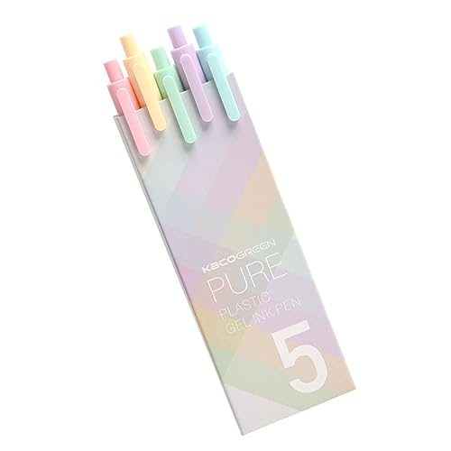 Lurrose 1 Gel Stift Pastell Neuheitstifte Tinte farbige Stifte Neuheit Stifte für kugelschreiber gelstifte buntstifte ballpoint pen Grußkarten Schreibwaren Stifte Student Gelstift Plastik von Lurrose