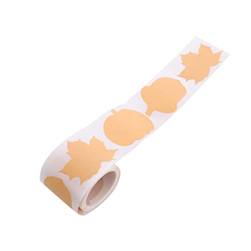 Lurrose 1 Rolle Aufkleber Aus Kraftpapier Das Halloween-siegelaufkleber Strumpffüller Schmuck Aufkleber Halloween-umschlagaufkleber Geschenkaufkleber Klebrige Etiketten von Lurrose