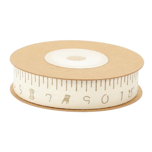 Lurrose 1 Rolle Band Retro Blumengirlande Für Dekoration Dekorationen Vintage Ornamente Verpackung Bänder Heimwerkerbedarf Zubehör Beige Baumwolle von Lurrose