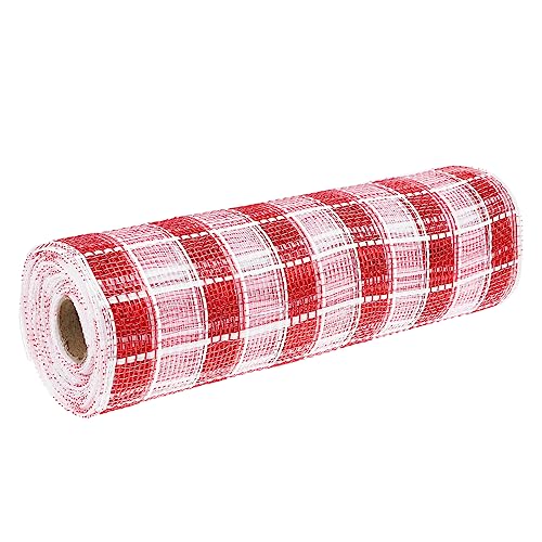 Lurrose 1 Rolle Dekoratives Netzband Samt Jute Spitzenband Strass Dekorationsbänder Zum Basteln Verpacken Weihnachten Netzband Girlanden Rotes Band Bänder Zum Basteln Polyester von Lurrose