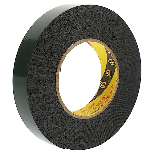 Lurrose 1 Rolle Doppelseitiges Schaumstoff-montageband Schilderklebeband Klebeband Für Die Wanddekoration Doppelseitiges Klebeband Zum Basteln Pe-schaumband Black Öliger Acrylkleber von Lurrose