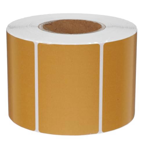 Lurrose 1 Rolle Etiketten Drucken Selbstklebendes Etikett Drucker Thermoetiketten Thermisches Etikett Thermoaufkleber-etiketten Versandetiketten Thermische Aufkleber Thermopapier Brown von Lurrose