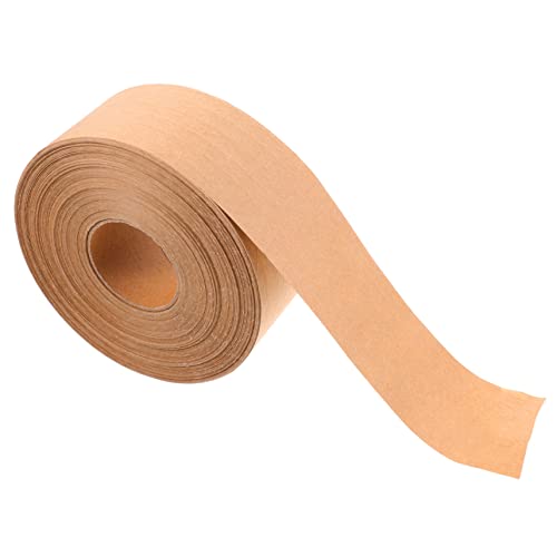 Lurrose 1 Rolle Klebeband Aus Kraftpapier Kraft-flatback-klebeband Kartonband Aus Papier Kartonband Für Den Haushalt Verpackungsklebebänder Multifunktions-dichtungsband Flachband Coffee von Lurrose