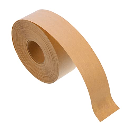 Lurrose 1 Rolle Klebeband aus Kraftpapier Flachband Kraftpapierband selbstklebend Verpackungsklebebänder packing tape paketband Flatback-Klebeband aus Papier Dichtungsversorgung Coffee von Lurrose