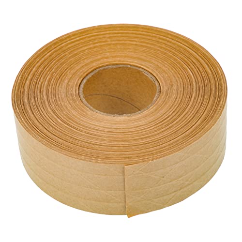 Lurrose 1 Rolle Klebeband aus Kraftpapier braunes Gummiband beschreibbare Versandklebebänder Kraftband packing tape paketband wasserdichtes Dichtungsband beschreibbares Flachband Coffee von Lurrose