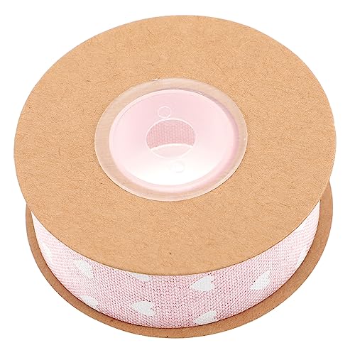 Lurrose 1 Rolle Liebesband Heim Aufkleber Gold Geschlecht Dekoratives Band Sackleinenband Wickeln Wickelband Band Zum Verpacken Ausgefallenes Band Party Grünes Band Wand Hanfimitat Rosa von Lurrose