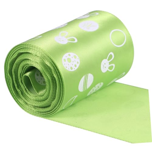 Lurrose 1 Rolle Osterband Spitze Blau Dekorativ Gold Maskierung Rot geschenkband ostern dekoband ostern Osterbastelband hochzeitsdeko Verpackungsband Dekoband selber machen Polyester Green von Lurrose