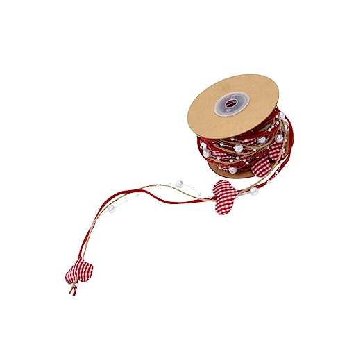 Lurrose 1 Rolle Perlenband Knisterband Blumensträuße Girlande Schwarzes Satinband Golddekor Krawatten Bänder Zum Basteln Verpacken Schleifen Hut Band Set Band Zum Verpacken von Lurrose