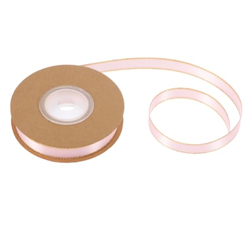 Lurrose 1 Rolle Schleife Haarseilmaterial Bänder Zum Verpacken Von Geschenken Dekorative Bänder Verpackungsband Bänder Diy Bastelband Präsentieren Sie Geschenkbänder Rosa Polyester von Lurrose