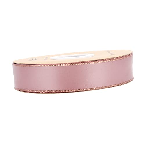 Lurrose 1 Rolle Schleife Sackleinenband Goldband zum Verpacken schimmernd Geburtstagsdekorationen funkeln Rot seidenband ribbon Geschenkband selber machen kreative Bänder Polyester Rosa von Lurrose