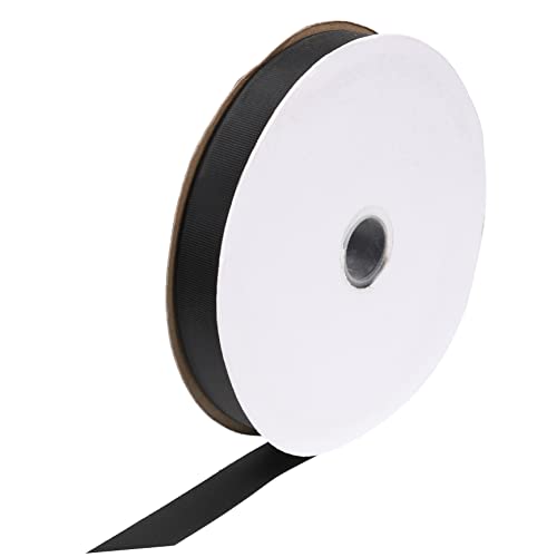 Lurrose 1 Rolle Schleife geschenkband seidenband dekoring ribbon blaues Band aus Satin dünnes schwarzes Band schwarzes Band zum Verpacken von Geschenken Band für Bogenbau Polyester Black von Lurrose