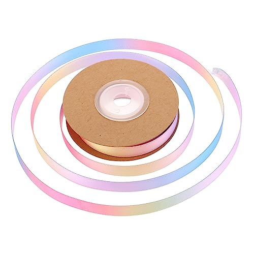 Lurrose 1 Rolle Schleife seidenband ribbon home dekoration Geschenkverpackungsband geschenkband trimmen Neon Sackleinen funkeln Bänder Band für DIY Blumenverpackungsband Polyester Colorful von Lurrose