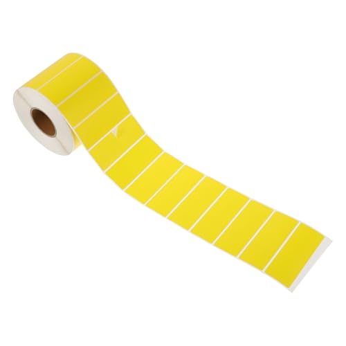 Lurrose 1 Rolle Selbstklebendes Druckpapier Mini-farbdrucker Aufkleber Zur Farbcodierung Aufkleber Mit Namensetiketten Selbstklebende Preisschilder Namensaufkleber Farbige Etiketten Yellow von Lurrose