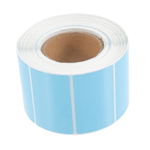 Lurrose 1 Rolle Thermopapier Etiketten Für Gläser Thermische Aufkleber Geschäftliche Thermoaufkleber Schlüsselclip Am Gürtel Halter Für Fotoclips Drucker Thermoetiketten Sky-blue von Lurrose