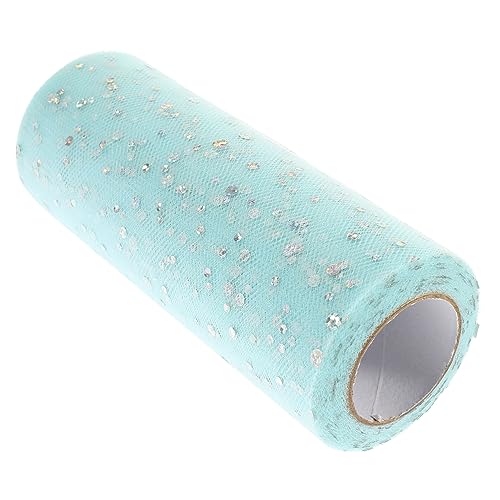 Lurrose 1 Rolle Tüllrolle Mit Pailletten Tischdecken Aus Sackleinen Dekoration Sackleinen Tischdecke Anlage Verdrahtetes Sackleinenband Rot Blaues Band Thematisiert Funkeln Gold Polyester von Lurrose